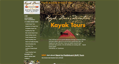Desktop Screenshot of kayaktoursflorida.com